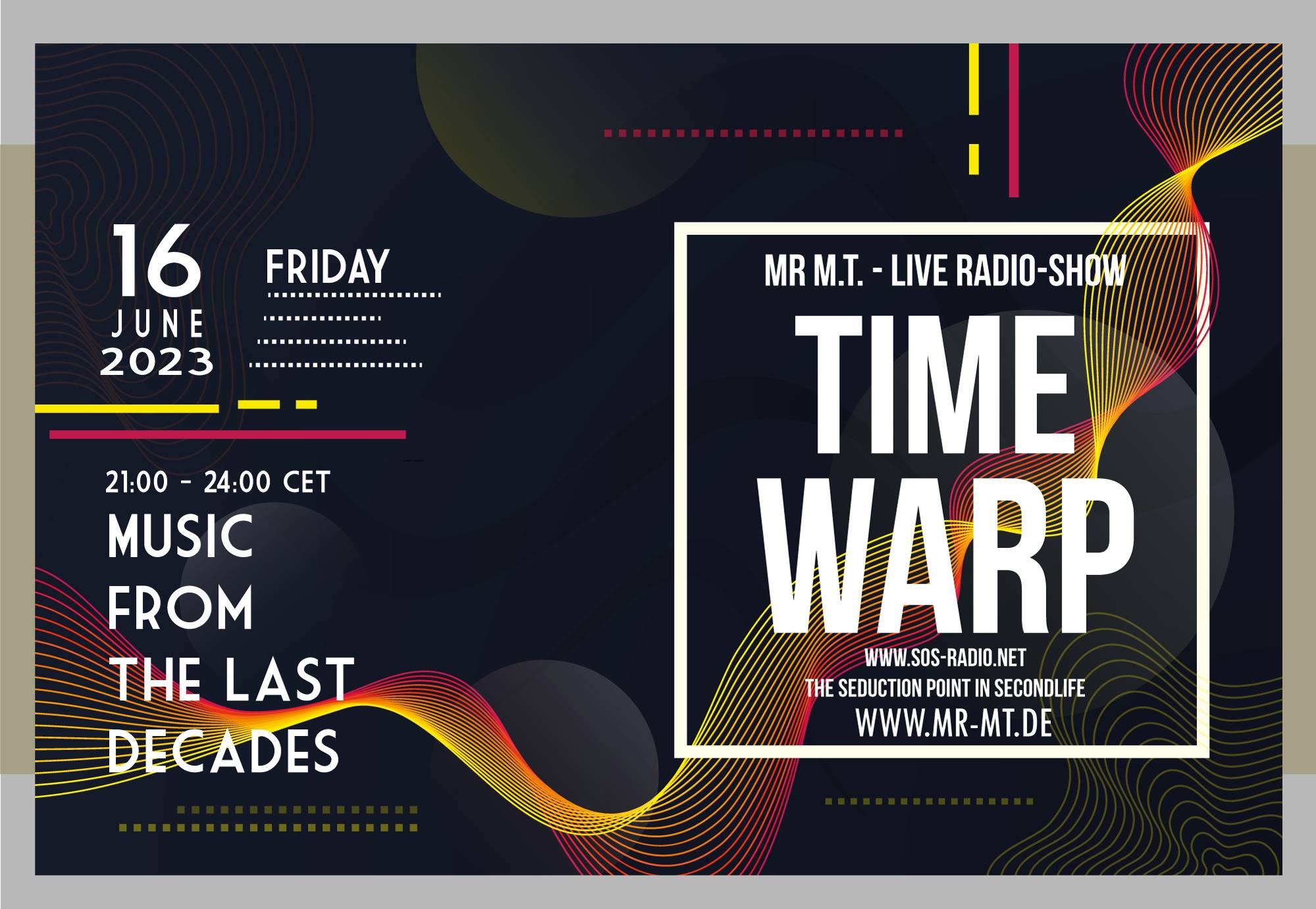 Timewarp LIVE auf SOS-Radio 16.06.2023 21:00 Uhr